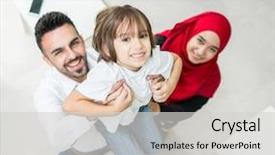  Presentation with muslim family - Cool new presentation with happy muslim family at modern home having fun and good time together backdrop and a light gray colored foreground