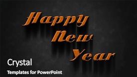  Presentation with chinese new year 2019 - Audience pleasing presentation theme consisting of happy new year 2015 creative backdrop and a  colored foreground