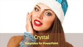  Presentation with sexy girl - Audience pleasing PPT layouts consisting of happy new year 2016 blue - russian snegurochka portrait backdrop and a tawny brown colored foreground