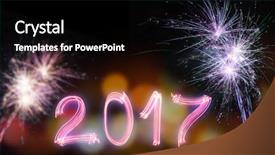  Presentation with 2019 chinese new year - Cool new slides with happy new year 2017 celebration backdrop and a black colored foreground