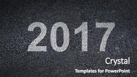  Presentation with black road - Amazing slides having  backdrop and a  colored foreground