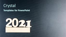  Presentation with 2021 - Audience pleasing slide deck consisting of happy-new-year-2021-celebration backdrop and a wine colored foreground