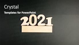  Presentation with happy new year - Amazing presentation design having happy-new-year-2021-celebration backdrop and a black colored foreground