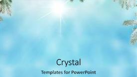  Presentation with merry christmas and new year - Slide set consisting of happy new year greeting background background and a arctic colored foreground