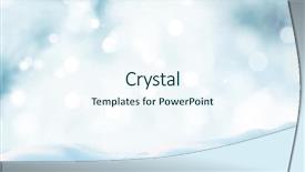  Presentation with new year card - Presentation theme enhanced with happy new year greeting card background and a sky blue colored foreground