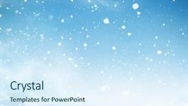  Presentation with new year card - Slides with happy new year greeting card background and a sky blue colored foreground