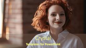  Presentation with emotions - Presentation design having happy-people-life-pictures-emotions background and a tawny brown colored foreground