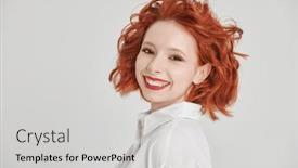  Presentation with emotions - Presentation theme with happy-people-life-pictures-emotions background and a light gray colored foreground