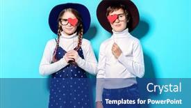  Presentation with friendship day - PPT layouts with happy-pre-teen-boy background and a ocean colored foreground