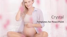  Presentation with pregnancy - Presentation theme enhanced with happy-pregnancy-time-at-home background and a lemonade colored foreground