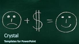  Presentation with change - Slides consisting of money can change your life background and a forest green colored foreground