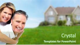  Presentation with happy new year 2022 - Presentation enhanced with happy senior couple near new background and a tawny brown colored foreground