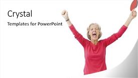  Presentation with table tennis - Beautiful presentation theme featuring white modern smart phone isolated blank screen for mockup backdrop and a light gray colored foreground.