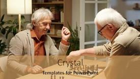  Presentation with black man - PPT layouts consisting of happy-senior-man-looking background and a yellow colored foreground