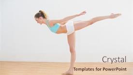  Presentation with warrior - Amazing PPT layouts having beautiful presentation of the fish backdrop and a coral colored foreground