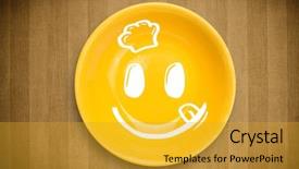  Presentation with cartoon - Slides having european pond turtle isolated on white background and a light gray colored foreground