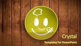  Presentation with cartoon - Cool new slides with happy smiley cartoon face backdrop and a  colored foreground