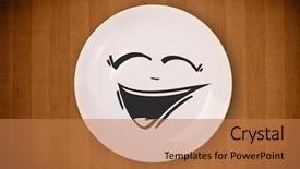  Presentation with cartoon - Beautiful PPT layouts featuring happy-smiley-cartoon-face backdrop and a coral colored foreground