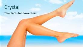  Presentation with love - Theme enhanced with happy smiling couple in love background and a  colored foreground