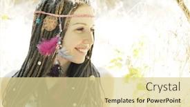  Presentation with teenage - Slides with happy-smiling-cute-teenage background and a blonde colored foreground