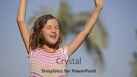  Presentation with rain - Presentation theme enhanced with day enjoying the light rain background and a light gray colored foreground