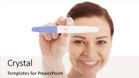  Presentation with pregnancy holistic - Slide deck enhanced with happy smiling woman with pregnancy background and a lemonade colored foreground