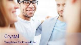  Presentation with student - Colorful PPT layouts enhanced with happy student backdrop and a lemonade colored foreground