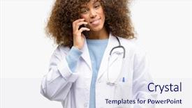  Presentation with african american collaboration - Audience pleasing presentation design consisting of happy talking using a smartphone backdrop and a sky blue colored foreground