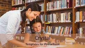  Presentation with homework - PPT theme with happy teachers day - portrait of teacher assisting little background and a coral colored foreground