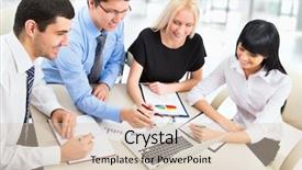  Presentation with multicultural people together - Colorful PPT theme enhanced with sodium bicarbonate for house keeping backdrop and a light gray colored foreground