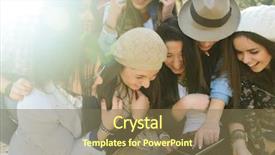  Presentation with teen girls - Slide set featuring dialect - castle and the pizzomunno monolith background and a tawny brown colored foreground.