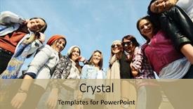  Presentation with teen girls - PPT layouts having happy teen girls having good background and a  colored foreground