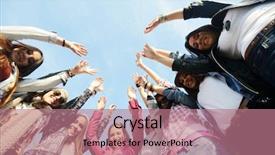  Presentation with teen girls - Slide set featuring happy teen girls having good background and a  colored foreground