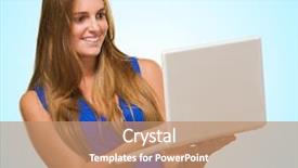  Presentation with blue - Amazing PPT layouts having  backdrop and a  colored foreground