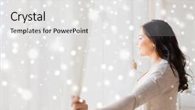  Presentation with hope - Slides featuring people winter christmas and hope background and a white colored foreground