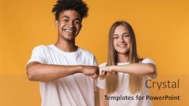  Presentation with african american black couple - Amazing theme having happy-young-african-couple-wearing backdrop and a coral colored foreground