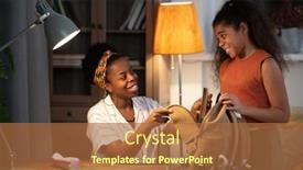  Presentation with helping - Amazing slide set having happy-young-african-female-helping backdrop and a red colored foreground