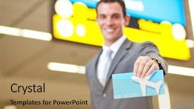  Presentation with air pollution and climate - Colorful slide set enhanced with silly little puppy wearing a halloween hat with halloween garland around him on a white background backdrop and a dark gray colored foreground