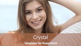  Presentation with checks - PPT theme with happy young couple checks photos on photos the camera sitting background and a red colored foreground