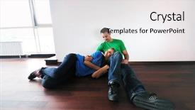  Presentation with fun work - PPT theme enhanced with happy young couple have fun and relax at comfort bright apartment and work on laptop computer happy young couple have fun and relax at comfort bright appartment and work on laptop computer background and a white colored foreground