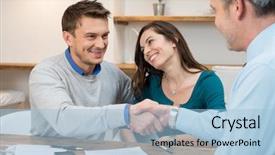  Presentation with catholic couple silhouette of young - Amazing presentation having happy young couple shaking hands backdrop and a light blue colored foreground