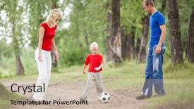  Presentation with summer time - Presentation consisting of outdoor on a summer day background and a soft green colored foreground