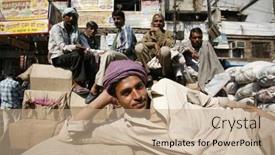  Presentation with india - Presentation enhanced with happy-young-indian-workers-relaxing background and a  colored foreground