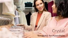  Presentation with females - Cool new PPT layouts with happy-young-intercultural-females-standing backdrop and a lemonade colored foreground