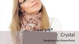  Presentation with happy young student girl holding - Amazing slide set having happy young student girl holding notebook studying in university or high school modern education cute blonde teen girl smiling successful people concept backdrop and a light gray colored foreground