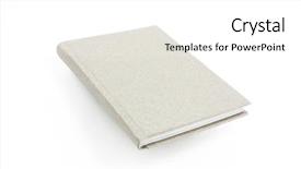  Presentation with case - Theme consisting of hard back case bound book background and a white colored foreground