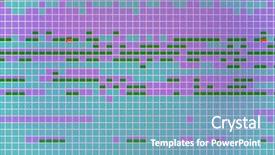  Presentation with hard disk drive - Slide set featuring hard disk drive recovery table background and a light blue colored foreground