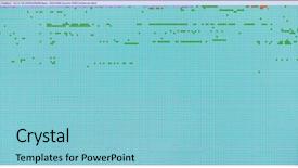  Presentation with hard disk drive - Amazing presentation theme having hard disk drive recovery table backdrop and a light blue colored foreground