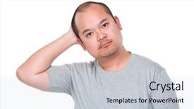  Presentation with feeling useless - Slide deck having hard heart - man feeling confused background and a lemonade colored foreground