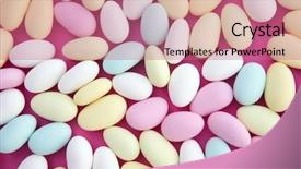  Presentation with sweet candy - Beautiful PPT theme featuring  backdrop and a  colored foreground